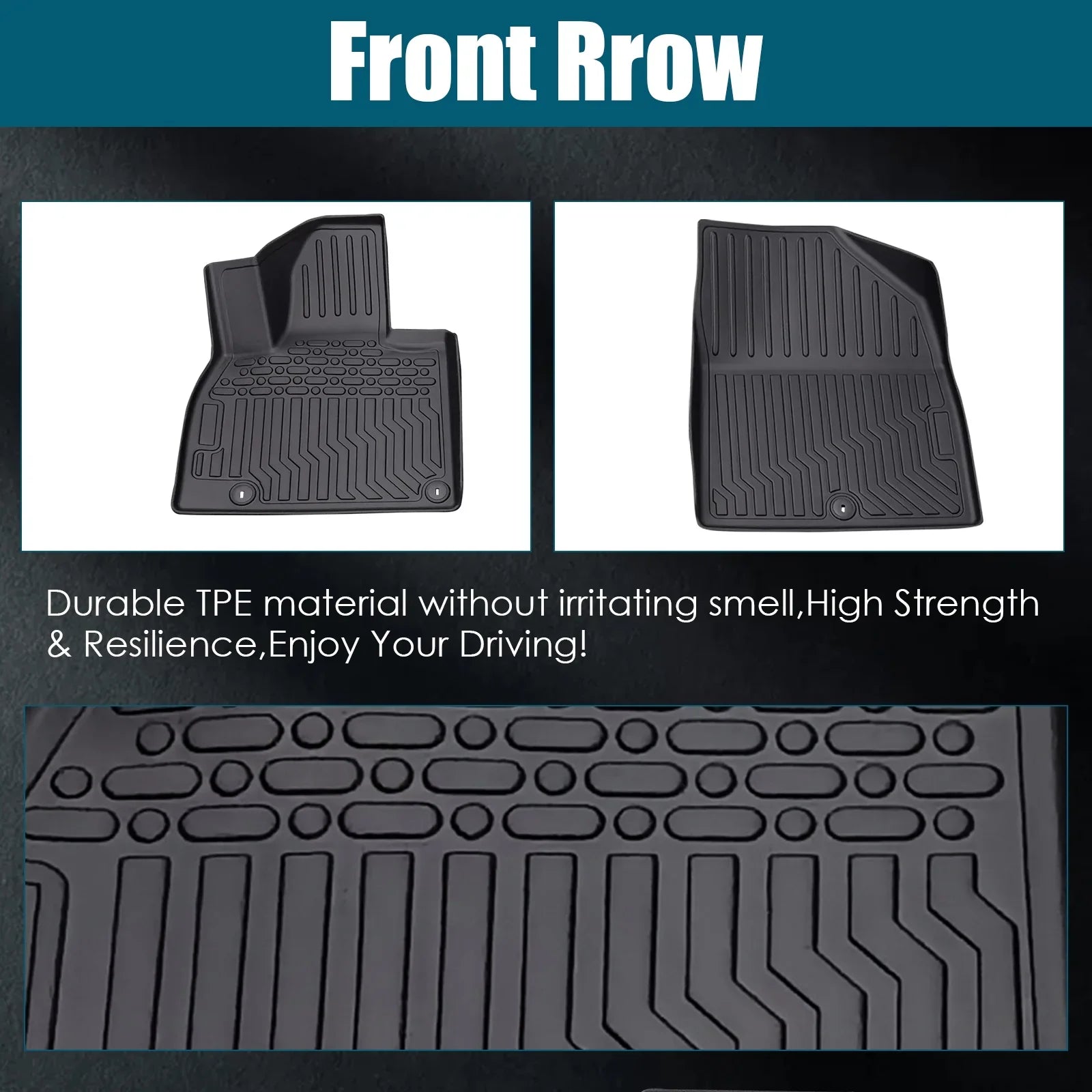 Aibecy Floor Mats,Floor 2020-2023 Telluride Bucket Kia Telluride Console Car Bucket Center Dazzduo Floor Telluride