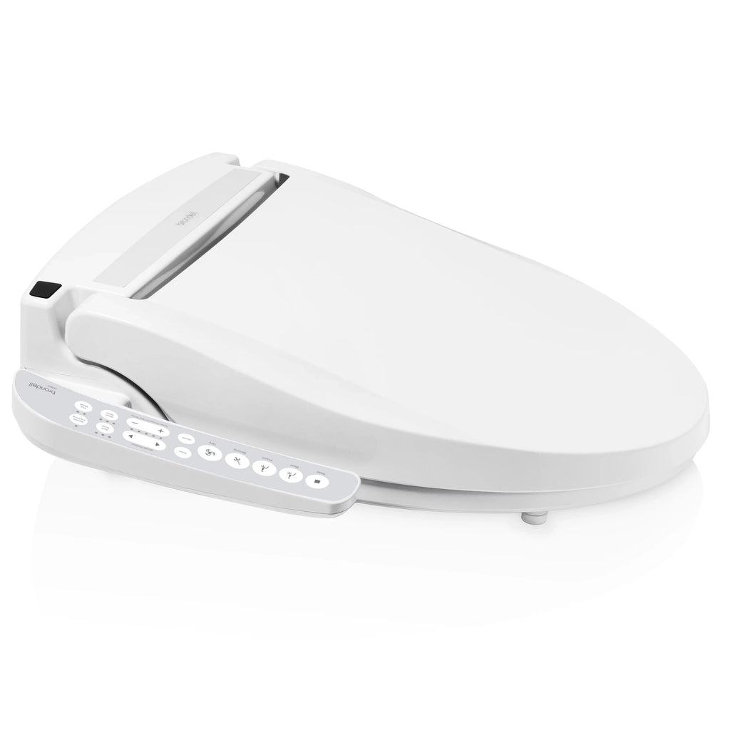 Brondell Swash Select DR801 Sidearm Bidet Seat with Warm Air Dryer and Deodorizer, Round White