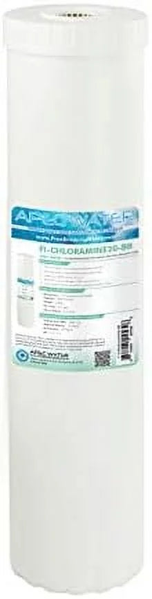 systems 20" replacement specialty filter chloramines hydrogen sulfide removal (fi-chloramine20-bb)