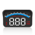 Carevas Universal M6S Car HUD Display ODB II Speedometer Tachometer Speed/Water Temperature/Voltage LED Head Up Display Projector Auto Truck SUV RV 3.5"