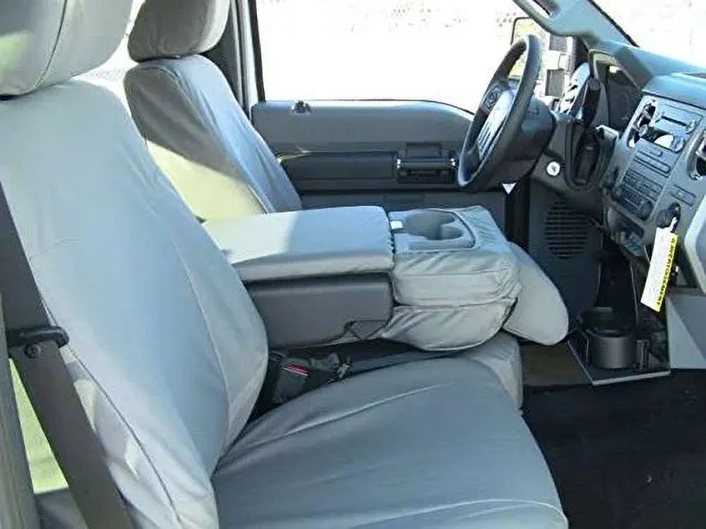 F480 2011-2014 Ford F150-F550 XL 40/20/40 Split Seat with Opening 20 Bottom and Opening Center Console in Camo Endura