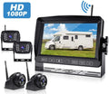 Xroose Wireless Backup Camera Car Rear View Parking System HD 1080P 7" Monitor 3.0 Night Vision for RV Camper Motohome Tralier Truck Van FW04