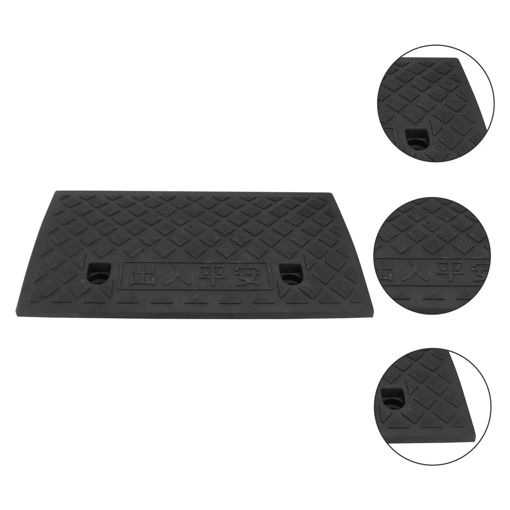 Homemaxs Ramp Ramps Curbthreshold Driveway Rubber Car Heavy Duty Loading Stepshed Wheelchair Scooter Doorways Motorcycle Door