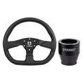 Tusk Steering Wheel Hub with Pro Armor Steering Wheel "D" Shaped Steering Wheel For Polaris RANGER 700 HD 2009
