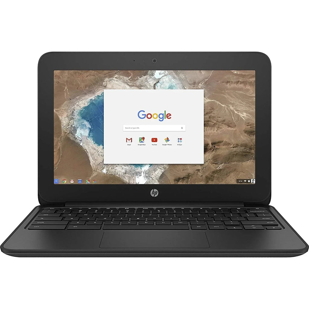 Restored HP Chromebook 11 G5 Laptop Computer, 1.60 GHz Celeron, 4GB DDR3 RAM, 16GB SSD Hard Drive, Chrome, 11" Screen (Refurbished)