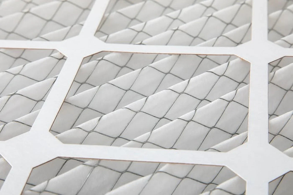 6 Pack of 12x12x1 MERV 10 Pleated Air Filters by Glasfloss. Actual Size: 11-1/2 x 11-1/2 x 7/8