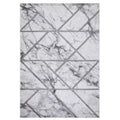 Concord Global Trading Concord Global Brighton Collection Bellucci Area Rug Silver/Ivory /Gray 7'10''x10'6" 8' x 10' Living Room