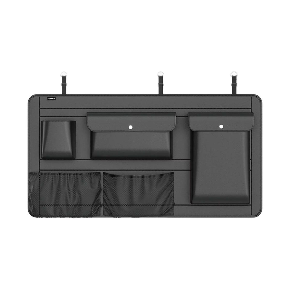Car Back Seat Trunk Hanging Organizer 90cmx45cm Saving Space Easily Install Resilient with Multiple Pockets for SUV Truck
