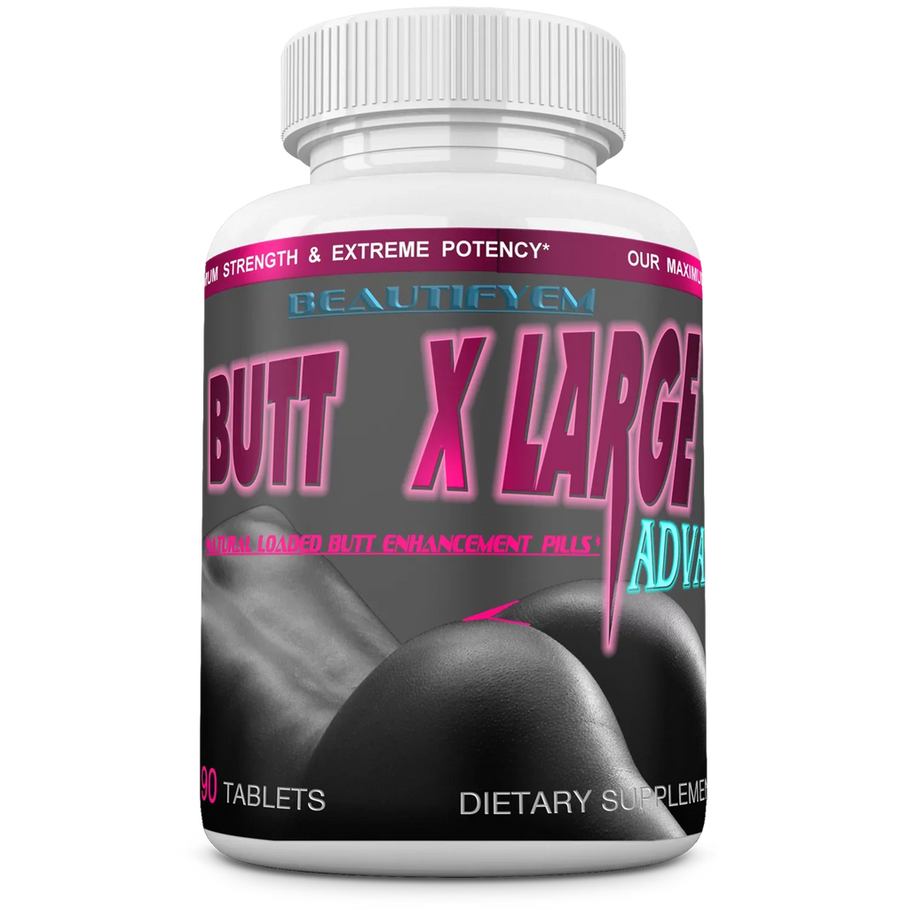 BUTT X-L-ADVANCE Butt and Booty Formula. Get Bigger Buttocks Vitamins, Minerals, Herbs and Amino Acids. Supplements. 90 Tablets