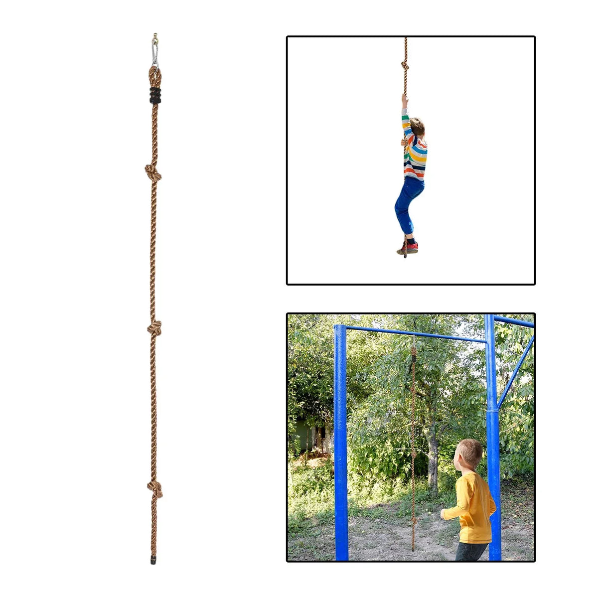Outdoor Climbing Rope Play Toy Early Training Toy fitness Swing, Tree Climbing Rope for Outside Indoor, Trees