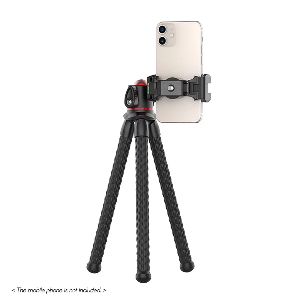 Dadypet MT-33 Octopus Tripod with Cold Shoe Mount, Rotatable Ball Head, for Smartphone Camera Live Streaming Vlog