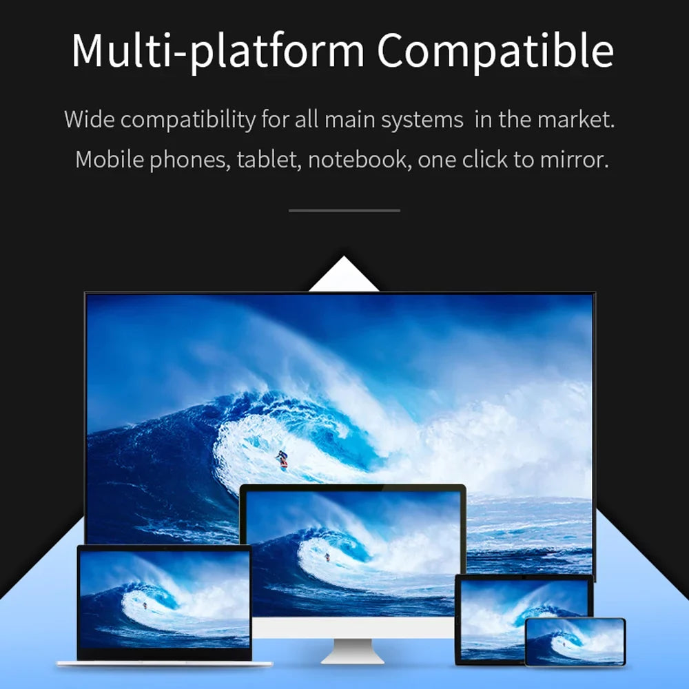 Motor Genic 5G/2.4G WIFI HDMI 4K Screen Wireless Display Adapter Airplay Miracast Dongle