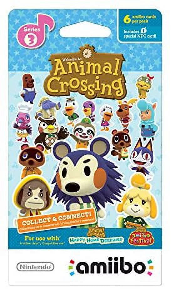 Nintendo Animal Crossing amiibo cards Series 3 Nintendo Wii U