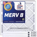 Filter King 37x42.5x1a Air Filter | 4-PACK | MERV 8 HVAC Pleated A/C Furnace Filters | MADE IN USA | Actual Size: 37 x 42.5 x .75"