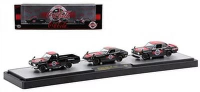 M2 Machines Coca-Cola Auto Haulers Release TW10 - 1970 Nissan Fairlady z432, 1971 Nissan Skyline GT-R, 1974 Datsun Truck