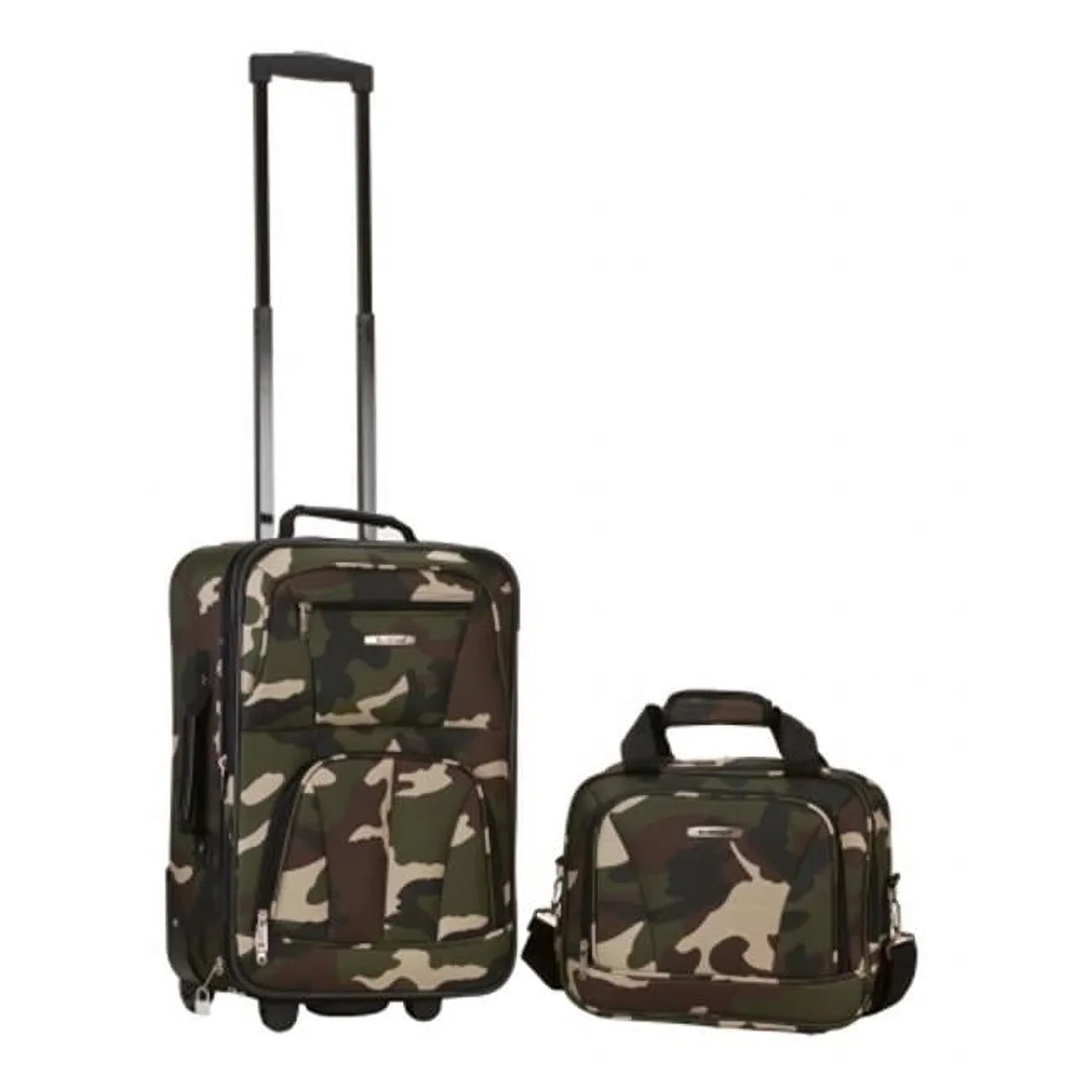 Rockland 2 Pc Camo Luggage Set