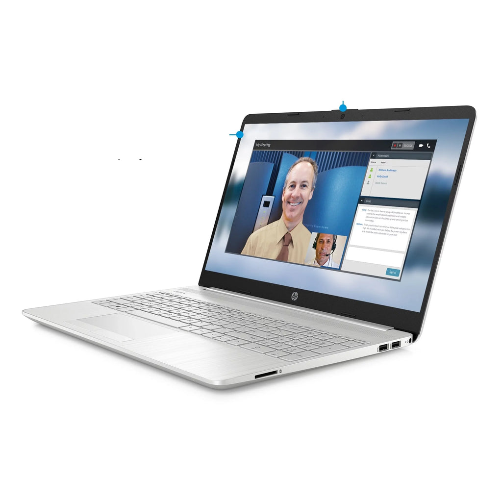 HP 15-GW0010 15.6" 4GB 1TB+128GB SSD AMD Ryzen™ 3 3250U 2.6GHz Win10H,Natural Silver (Used)