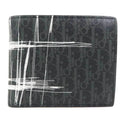 Pre-Owned Dior Homme DIOR HOMME folio wallet leather black series men (Good)