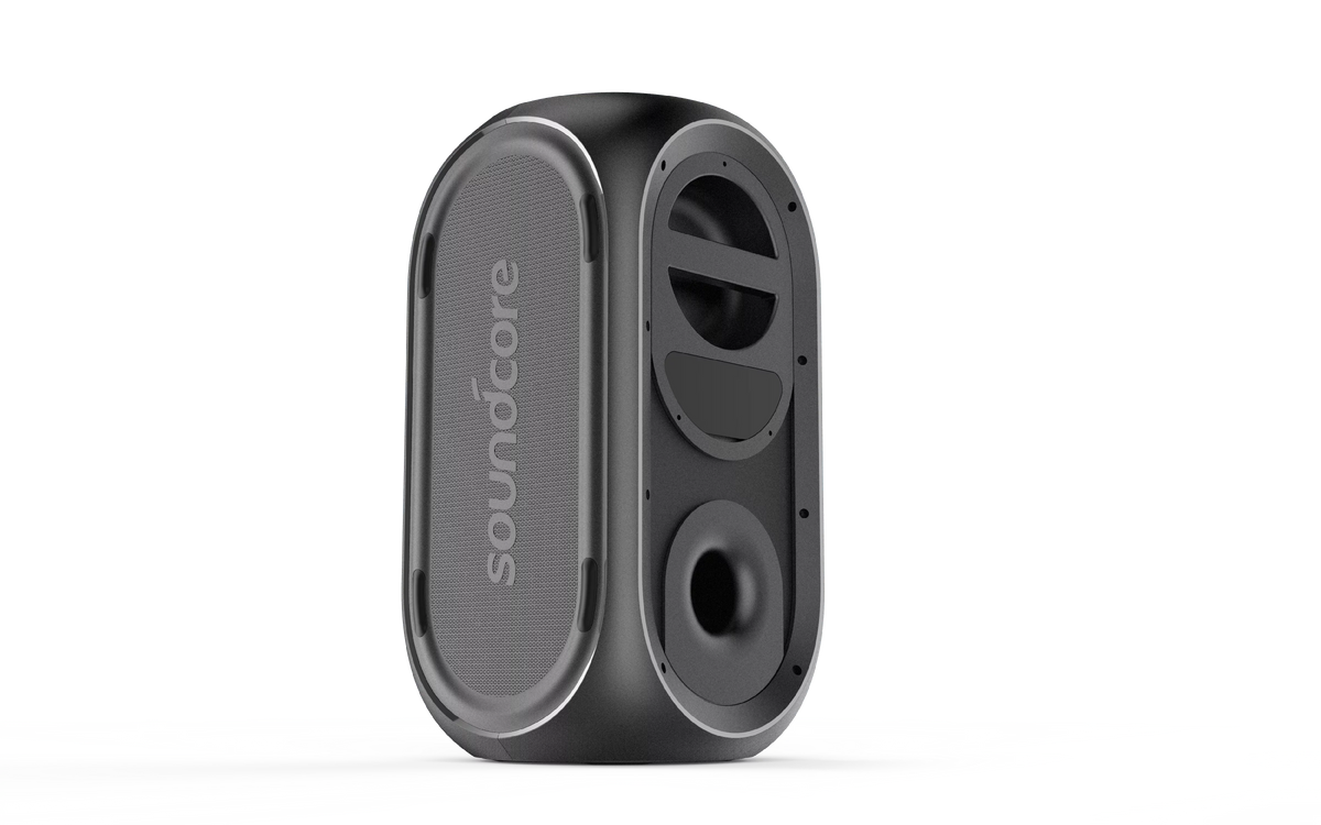 Anker Soundcore Rave Portable Party Speaker with 107dB Sound, Light Show, 24 Hour Playtime, PowerIQ, BassUp Technology, Water Impervious Party Speaker with Microphone Input For Karaoke, BBQ, Outdoor,