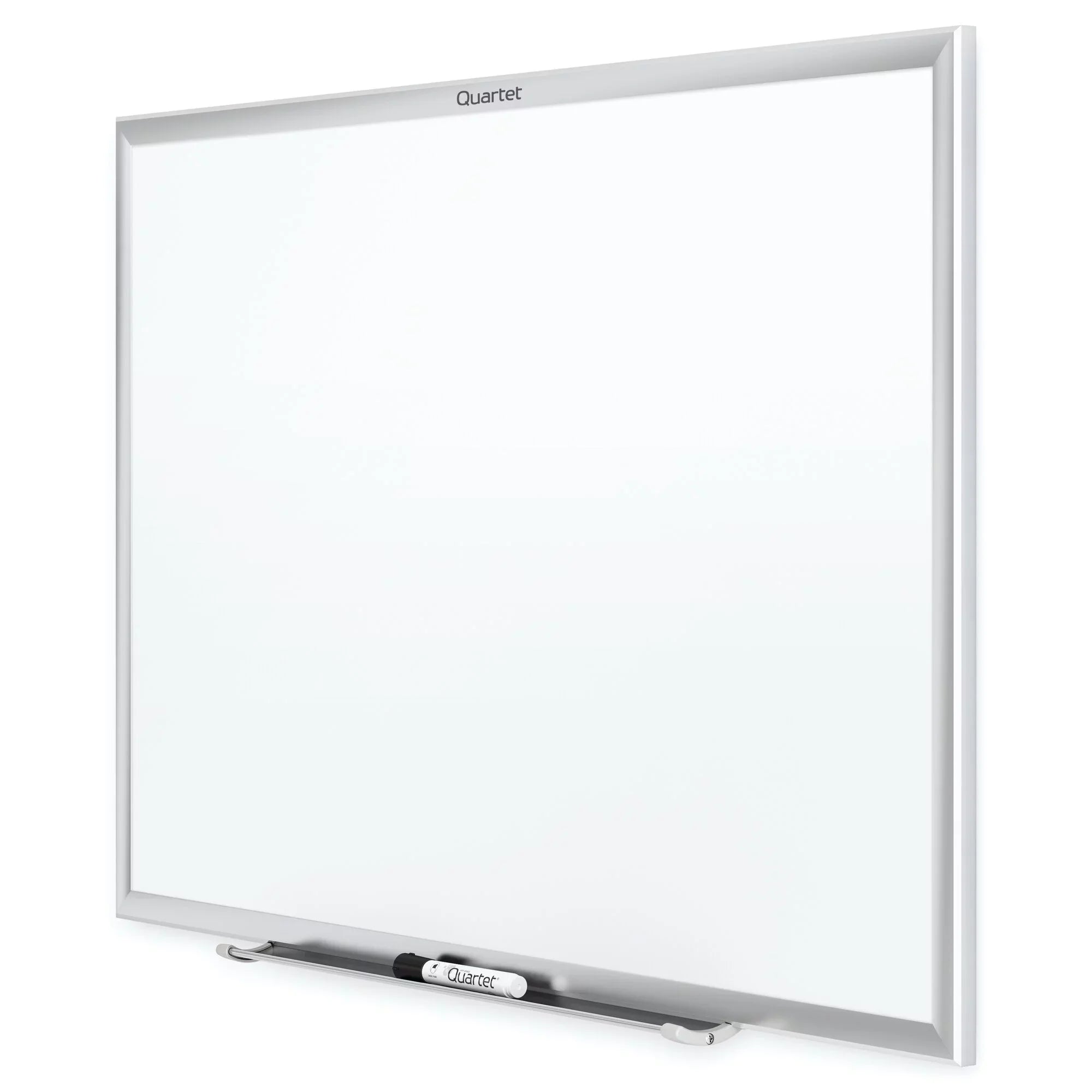 Quartet Classic Nano-Clean Magnetic Dry-Erase Board, 36" x 24" (3' x 2'), Silver Aluminum Frame