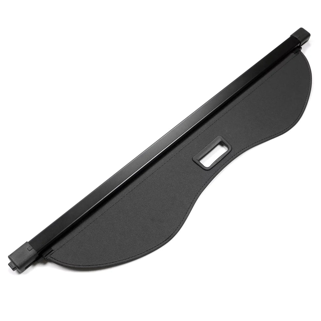 Ikon Motorsports Cargo Shield Suitable With 2013-2019 Ford Escape All Models PVC & Aluminum Rod Black Security Rear Trunk Shield Security Retractable Shield