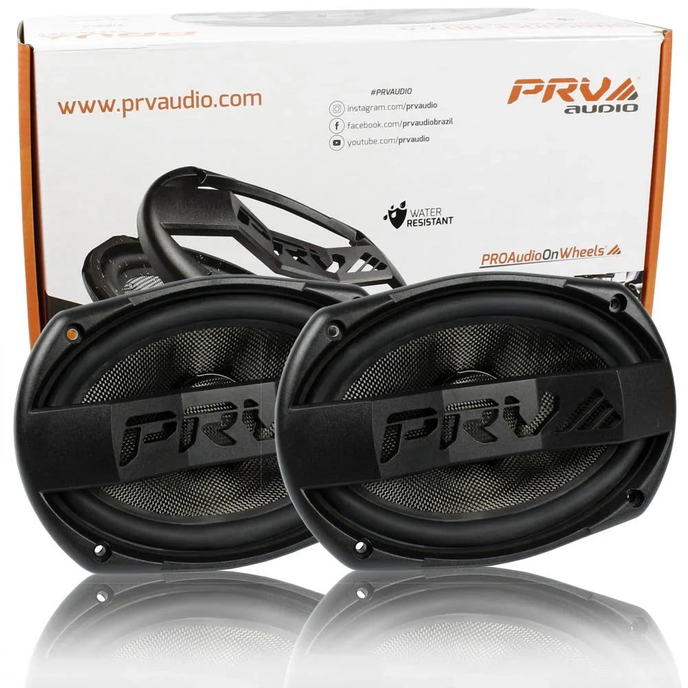 PRV Audio 6 x 9" Mid Range Loudspeakers Water Impervious Pair 69MR500CF-NDY-4