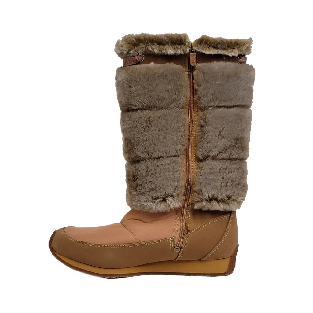 Timberland Junior Big Kid Winterberry Tall Fur Medium Boot Wheat 59996 size 6 US