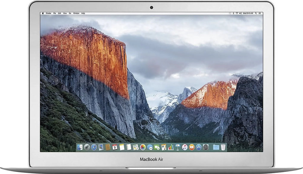 Apple MacBook Air 13-inch (i5 1.6GHz, 256GB SSD) (Early 2015, MJVG2LL/A) - Silver Bundle with Black Zipper Sleeve + Laptop Starter Kit + Cleaning Kit (Refurbished)