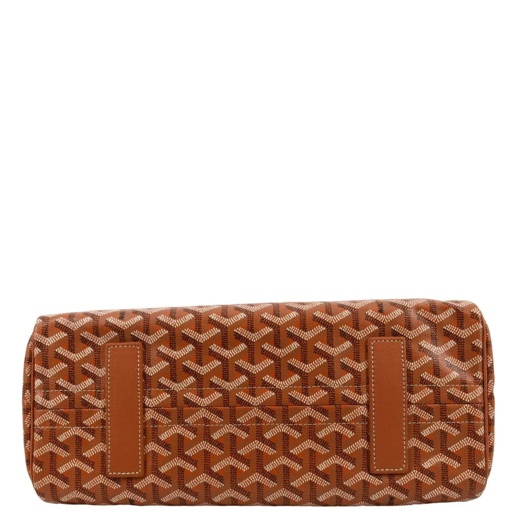 Pre-owned GOYARD Rouette Soft Canvas Shoulder Bag Orange