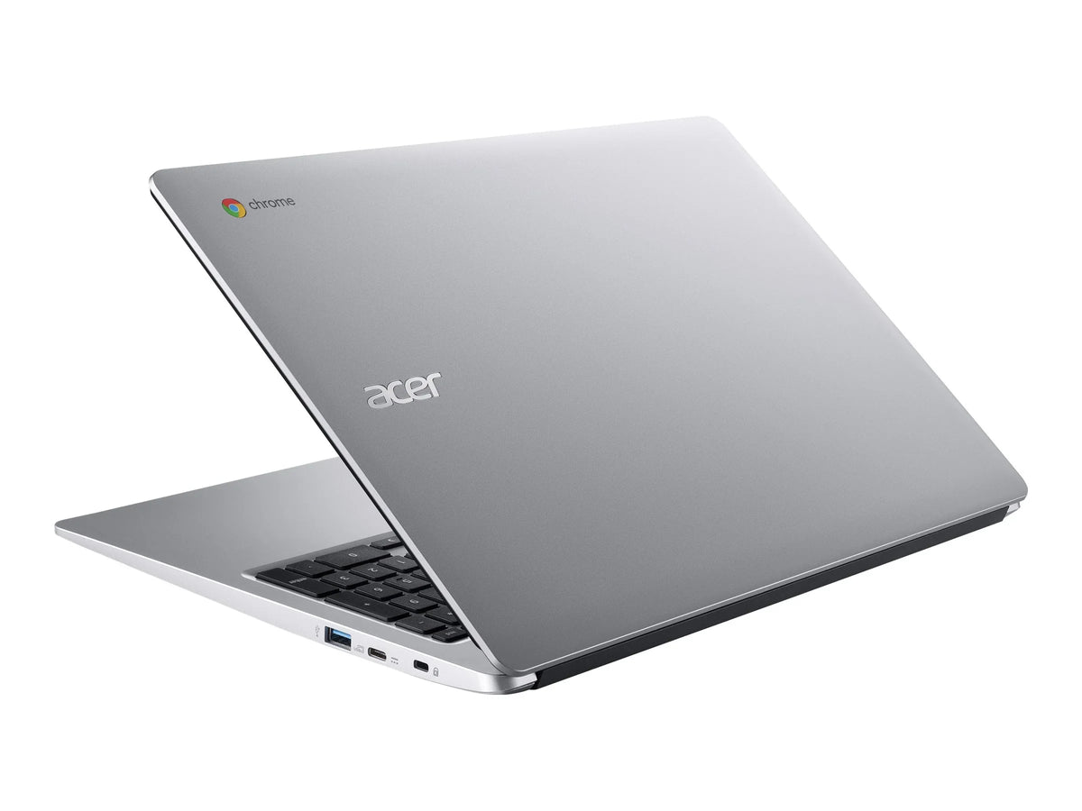 Acer Chromebook 315 CB315-3HT-C3J0 - Celeron - N4120 / up to 2.6 GHz - Chrome OS - UHD Graphics 600 - 4 GB RAM - 64 GB eMMC - 15.6" IPS touchscreen 1920 x 1080 (Full HD) - Wi-Fi 5 - pure silver - kbd: US