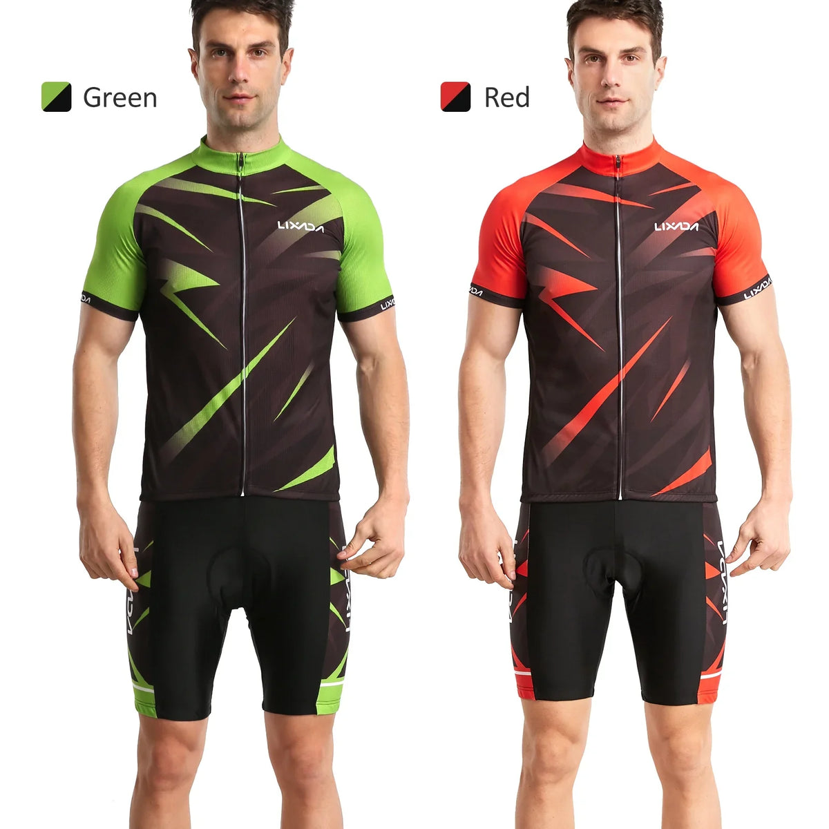 Lixada Cycling Jersey,Padded Mtb Suit Bike Shirt And Shirt And Padded And Padded Mtb Men Breathable Sleeve Buzhi Set Men Mewmewcat Sleeve Bike Shirt Breathable Sleeve Bike