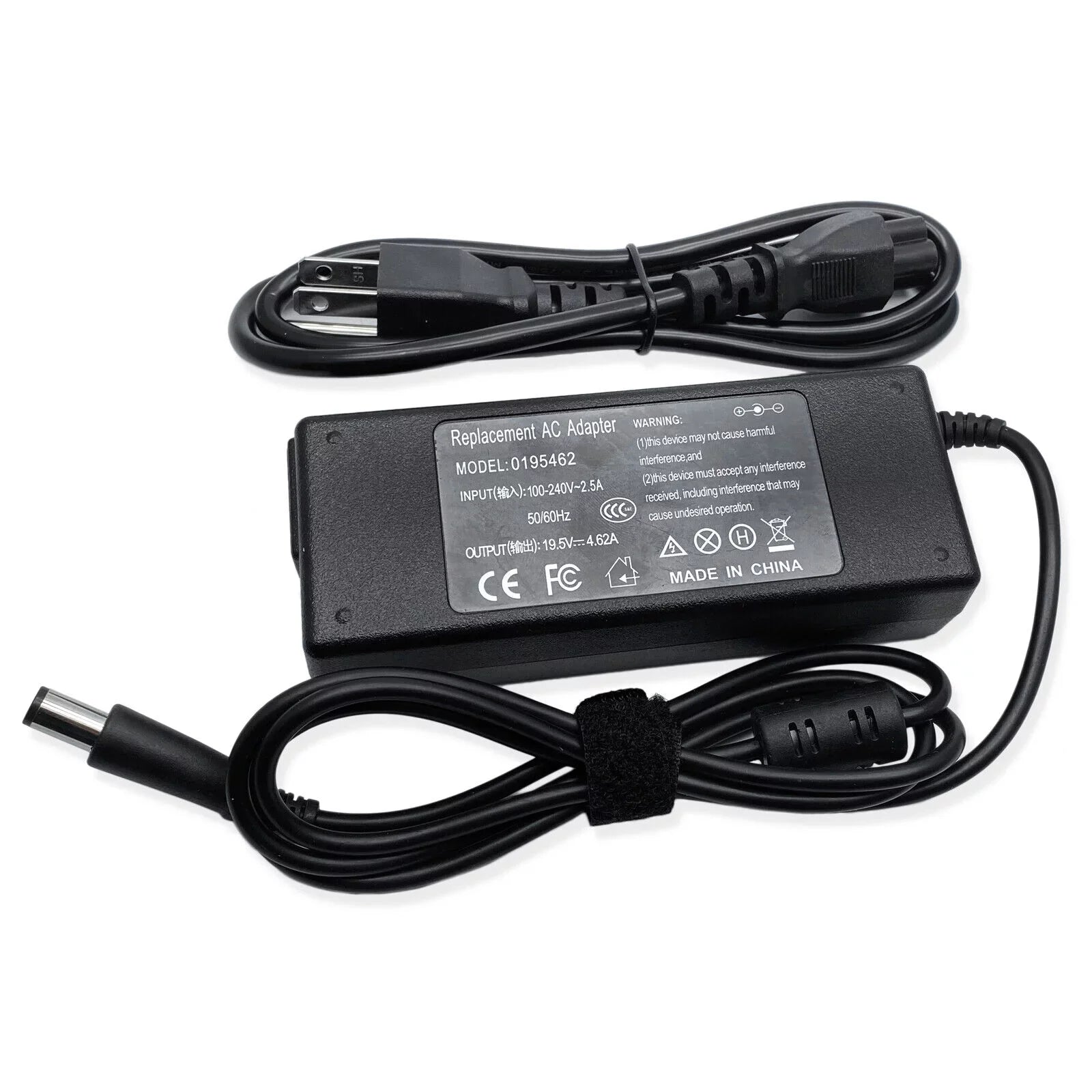 90W AC Adapter Charger For E6320 E6400 E6430 E6440 Power Cord
