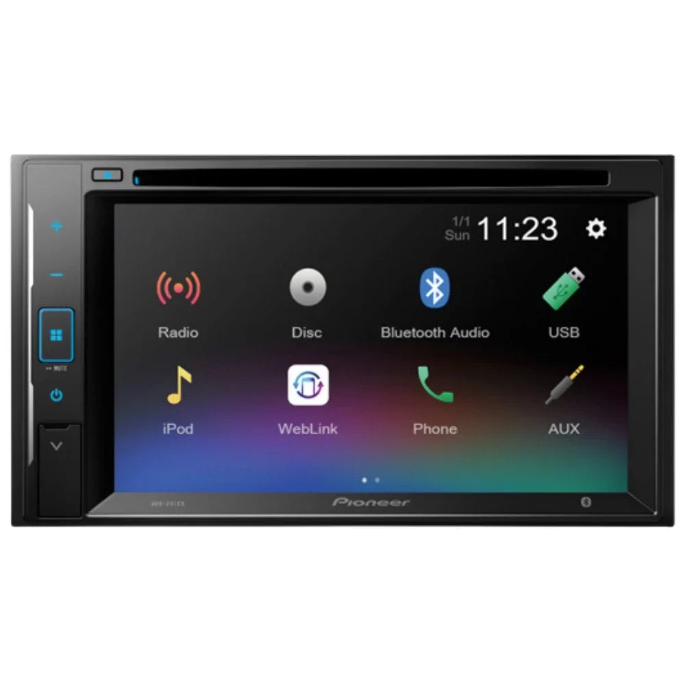 KIT4954 Bundle for 2015-2016 Toyota Camry W/ Pioneer Double DIN Car Stereo with Bluetooth/Backup Camera/Installation Kit/in-Dash DVD/CD AM/FM 6.2" WVGA Touchscreen Digital Media Receiver