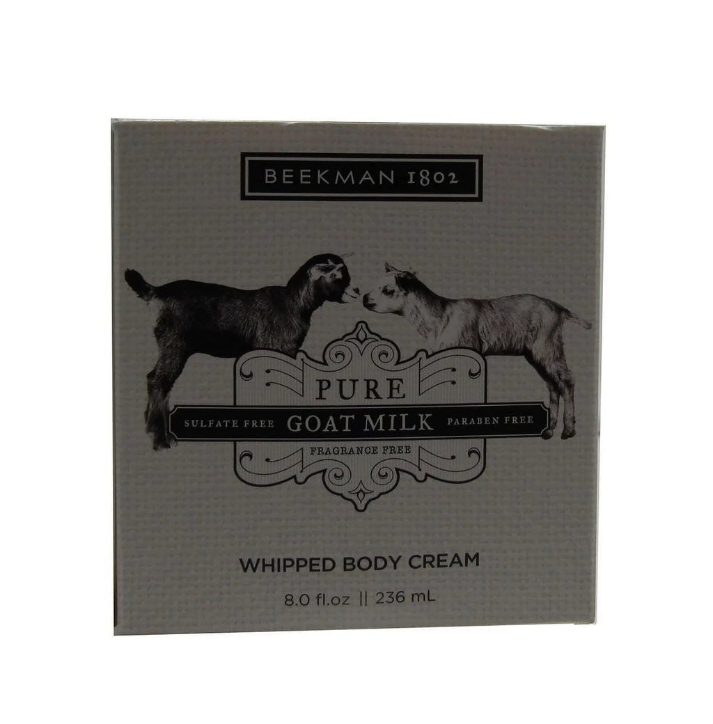 Beekman 1802 Pure Goat Milk Fragrance Free Whipped Body Cream 8oz