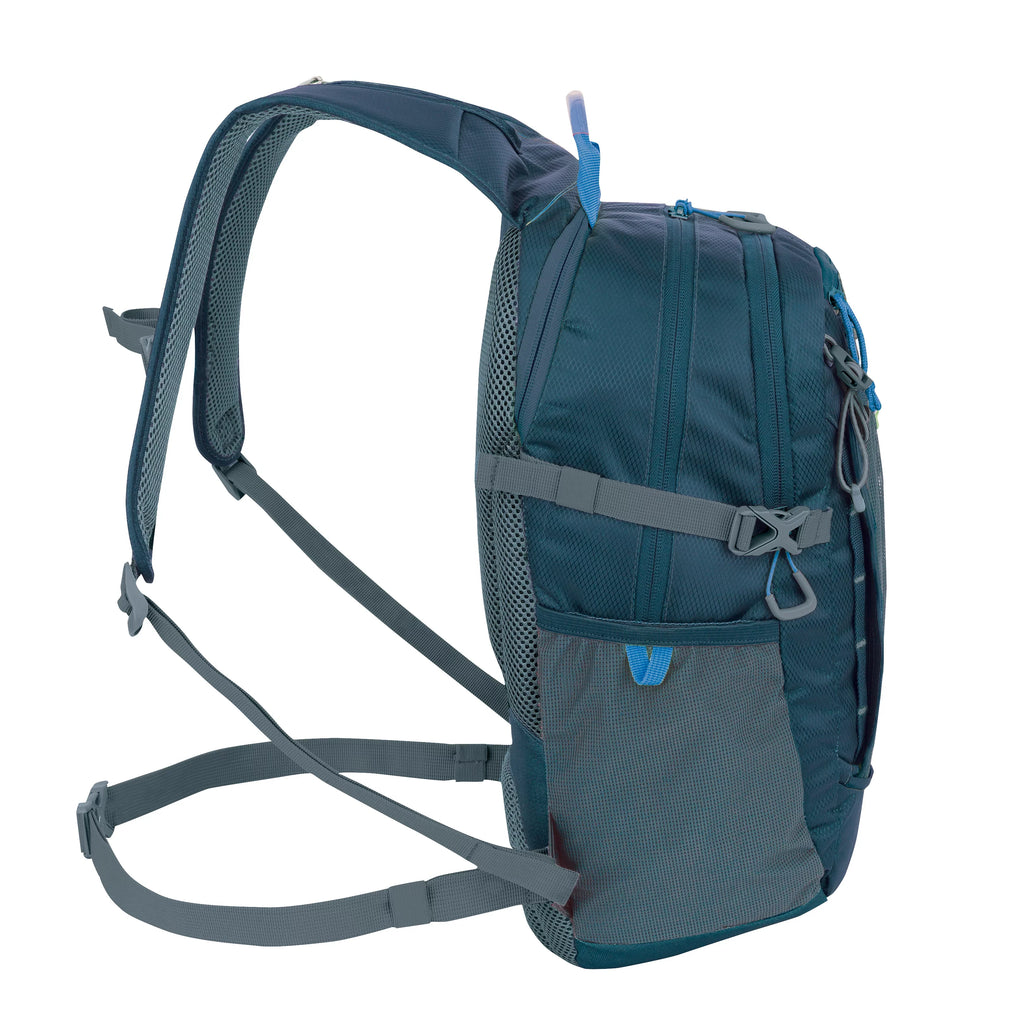 Outdoor Products Deluxe 17 Ltr Hydration Backpack with 2-Liter Reservoir, Deep Dive, Unisex