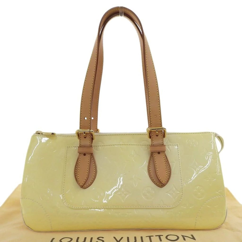 Pre-Owned Louis Vuitton LOUIS VUITTON Vernis Rosewood Avenue Shoulder Bag Perle M93508 (Good)