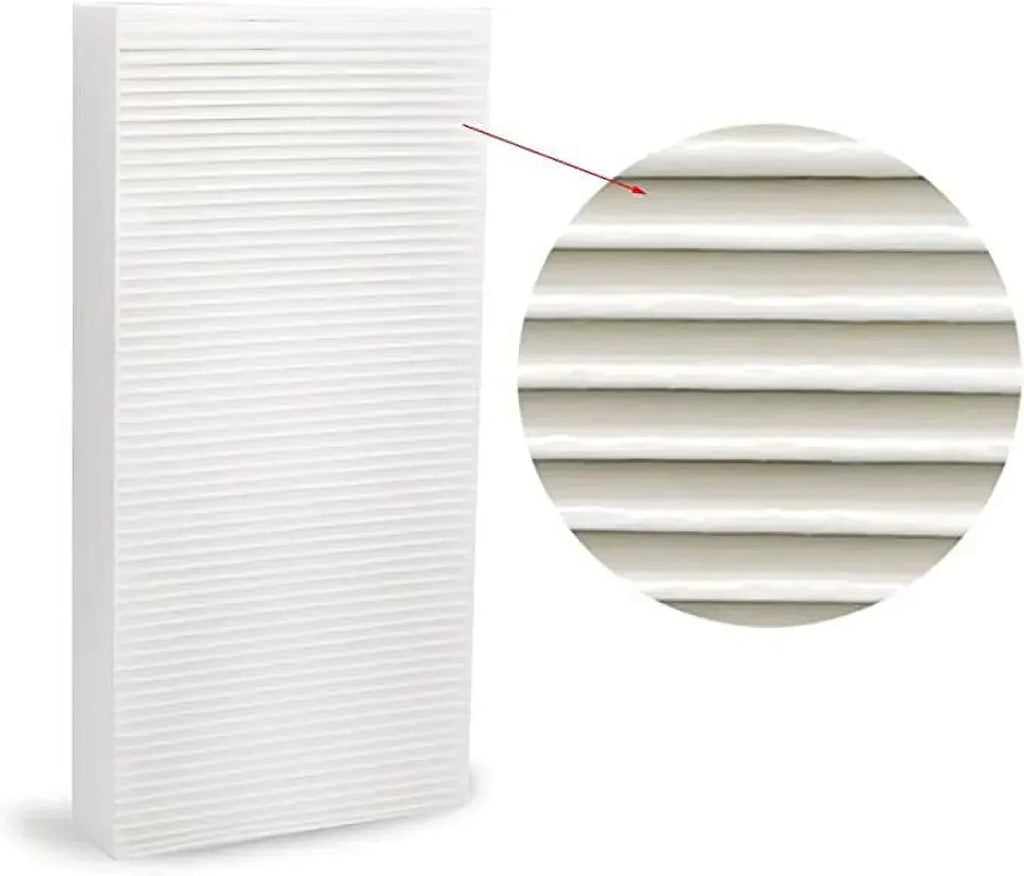 Nispira U Filter HRF201B Replacement 2-in-1 HEPA Activated Carbon For Honeywell Febreze Air Purifier FRF102B FRF101B | FHT190 FHT180 FHT170 HHT270 HHT290 | Removes Smoke, Pollen, Dust | 8 Packs