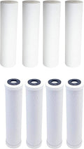 Replacement Filter Kit Fitting With Watts WP2-BVC RO System - Includes Carbon Block Filter & PP Sediment Filter