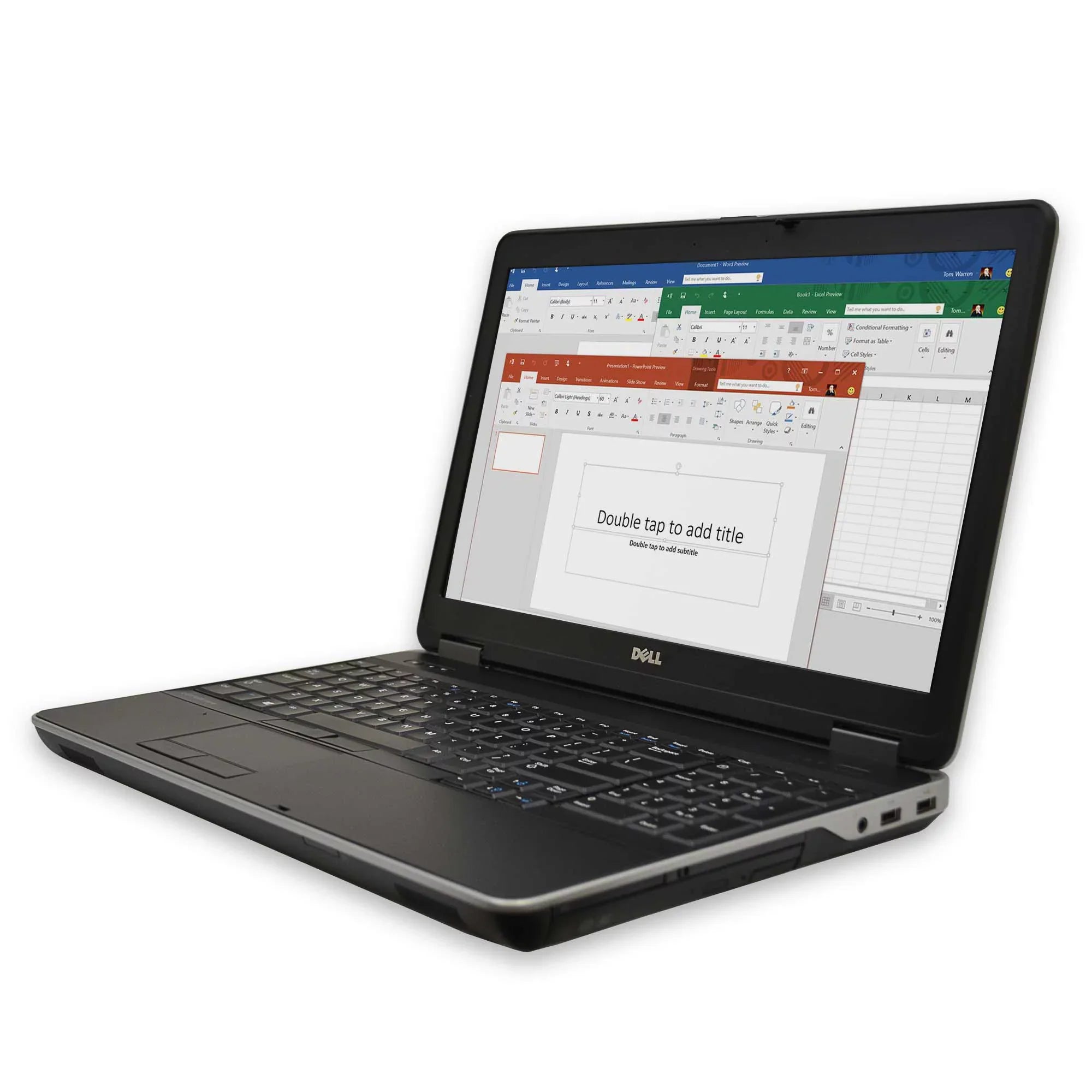 E6540 Laptop Computer, 2.60 GHz i7 Quad Core Gen 4, DDR3 RAM, SSD Hard Drive, Windows 10 Home 64Bit, 15" Screen Used