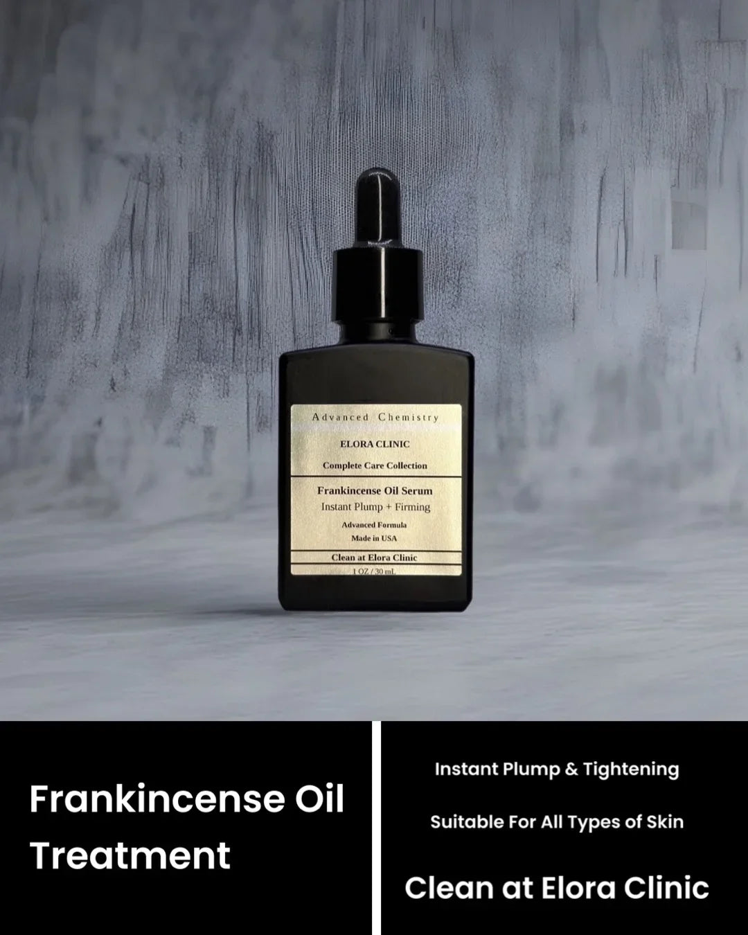 Elora Clinic Frankincense Oil Serum - Instant Plum & Firming - Plumping & Rejuvenating