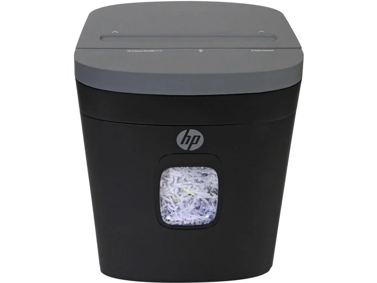 Royal CC16 Paper Shredder - Cross Cut - 16 Per Pass - for shredding Paper, Staples, Credit Card, Envelope - 8.75" Throat - 3 Minute Run Time - 40 Minute Cool Down Time - 5 gal Wastebin Capacity -