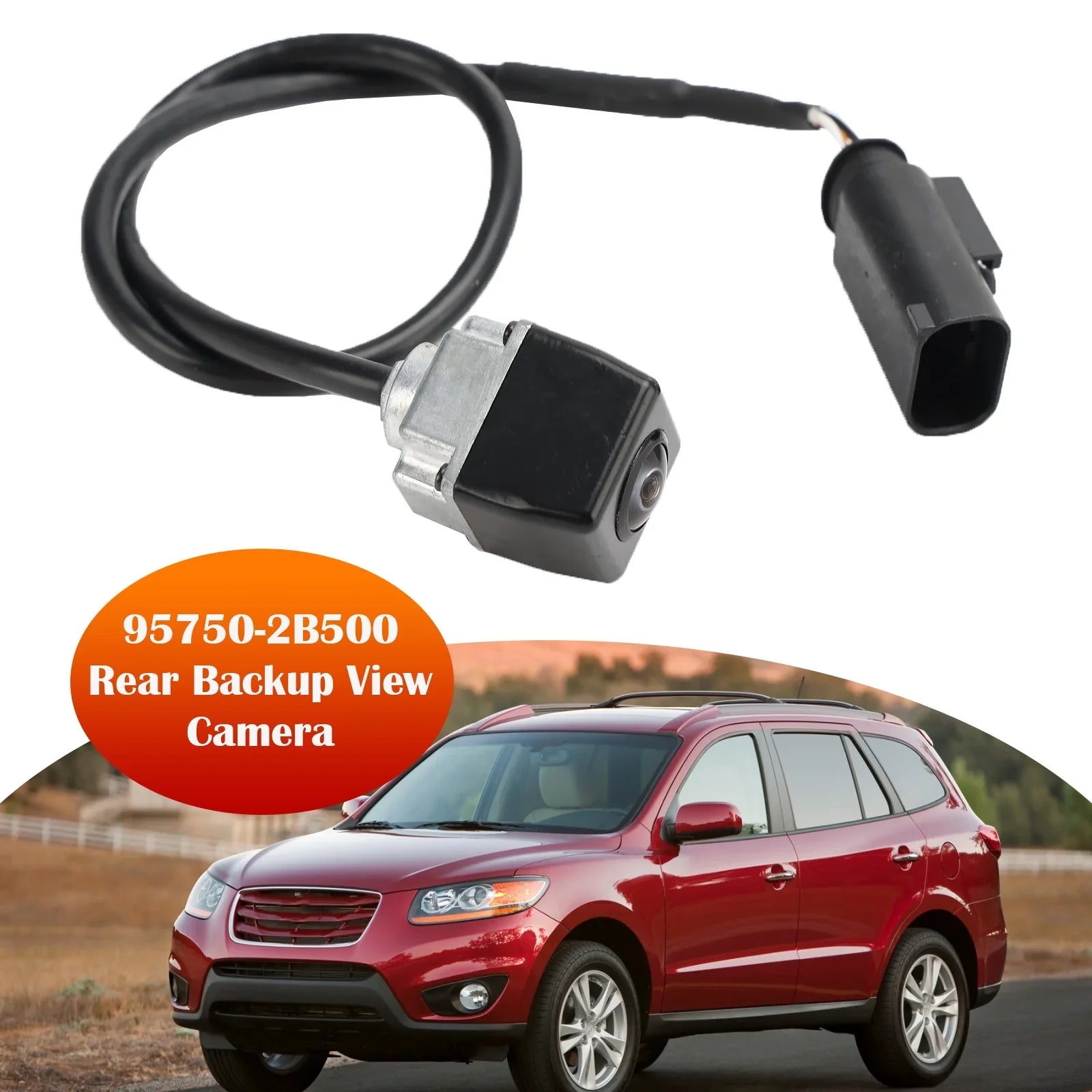 Rear Backup Reverse View Camera 95750-2B500 For Hyundai Santafe 2010-2012