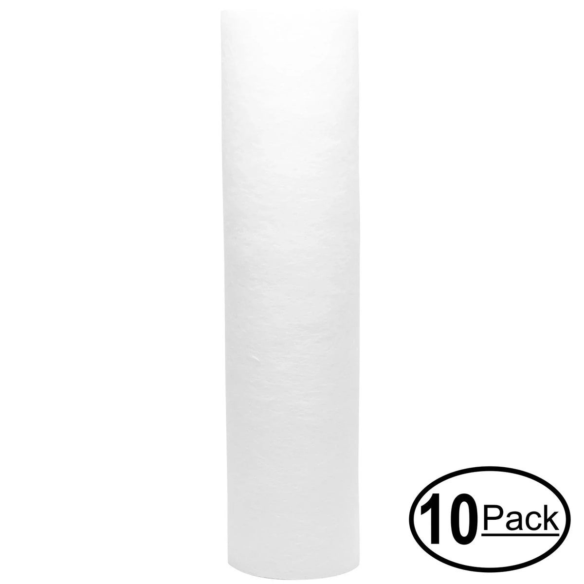 10-Pack Replacement for MaxWater 103460 Polypropylene Sediment Filter - Universal 10-inch 5-Micron Cartridge for MaxWater 3 Stage Whole house water filter - Denali Pure Brand
