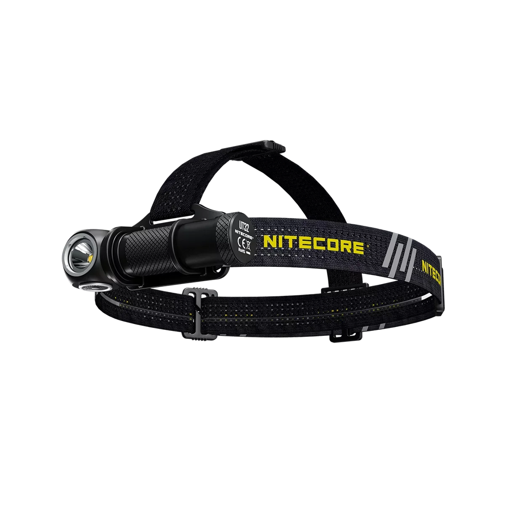 Value Bundle: Nitecore UT32 Dual Emitter Headlamp - (5700K,Cool White) - (3000K,Warm White) with 1x NL1834R USB Rechargeable Battery and TUP Rechargeable ligent Pocket Light (Black or Gray)
