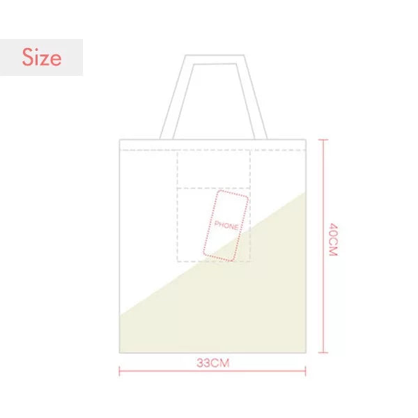 Logo 31st May No Tobacco Day No Smoking Tote Canvas Bag Shopping Satchel Casual Handbag