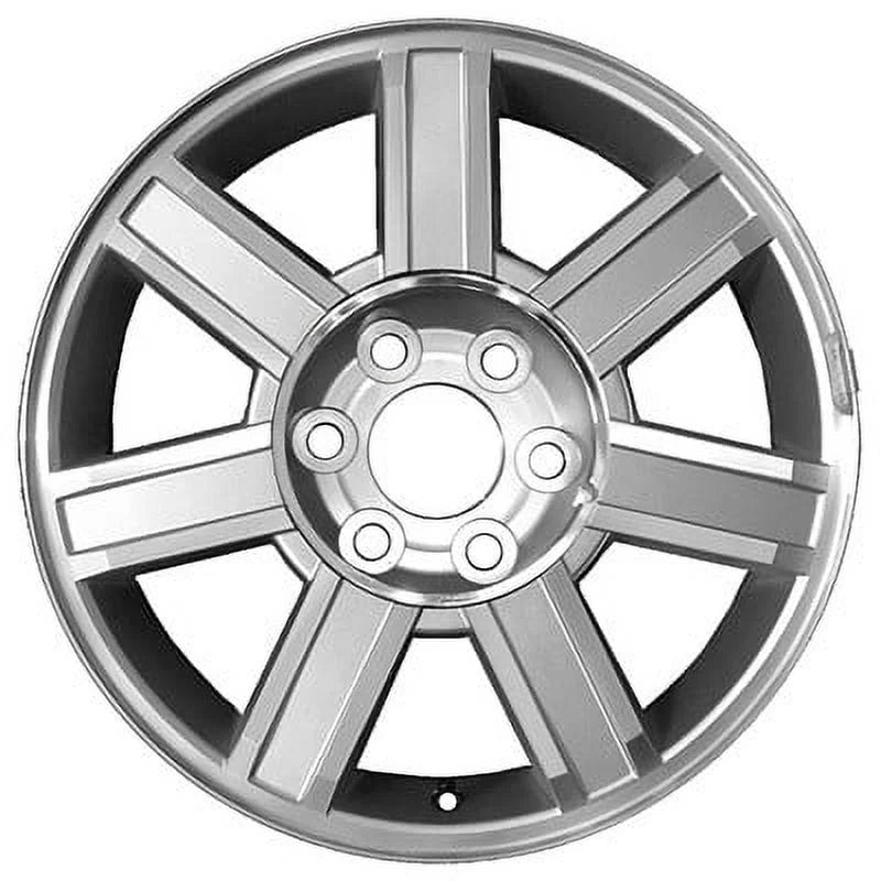 KAI 18 X 8 Reconditioned OEM Aluminum Alloy Wheel, Machined W/Silver Pocket, Fits 2007-2013 Cadillac Escalade