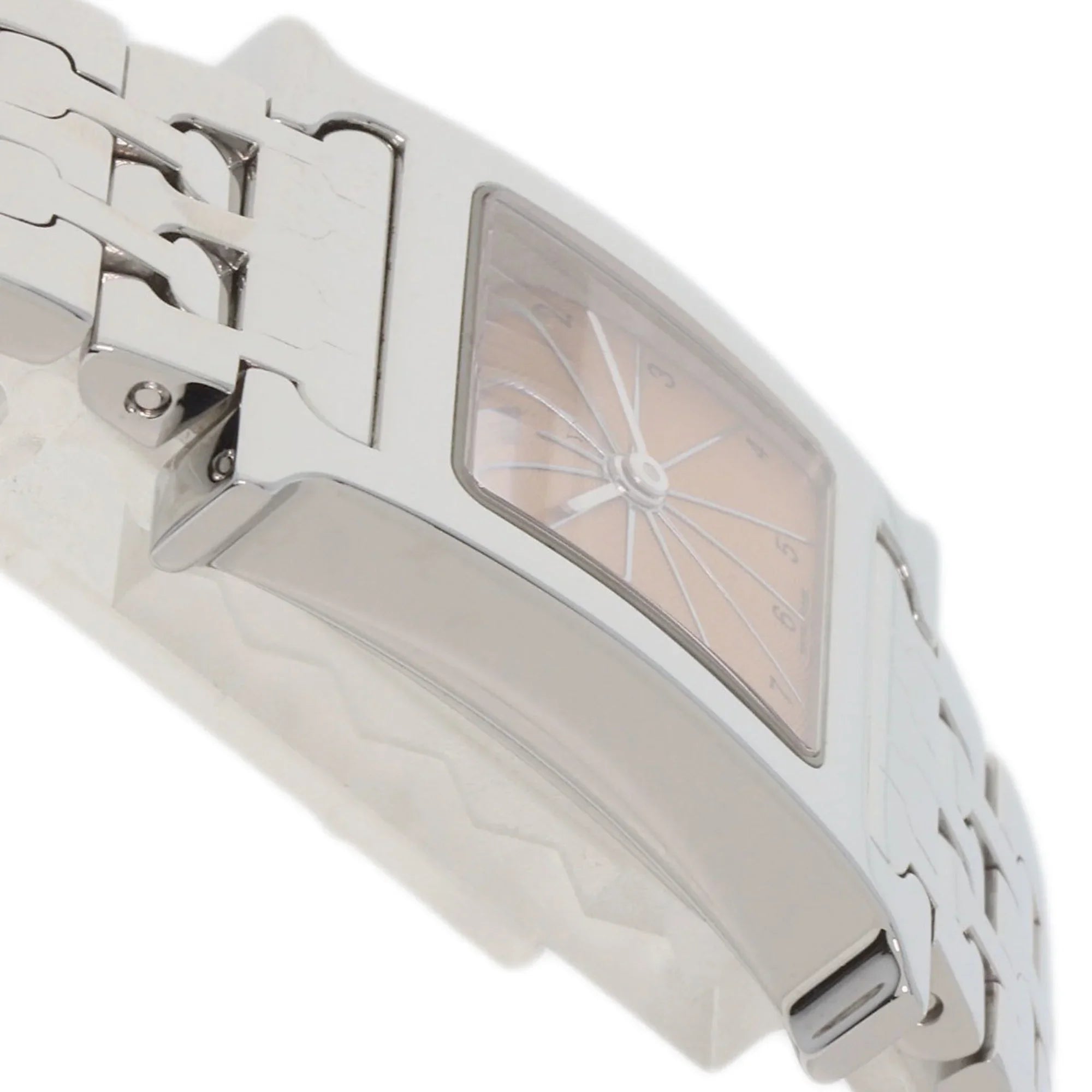 Pre-Owned Hermes HH1.210 H Watch Wristwatch Stainless Steel/SS Ladies HERMES (Good)