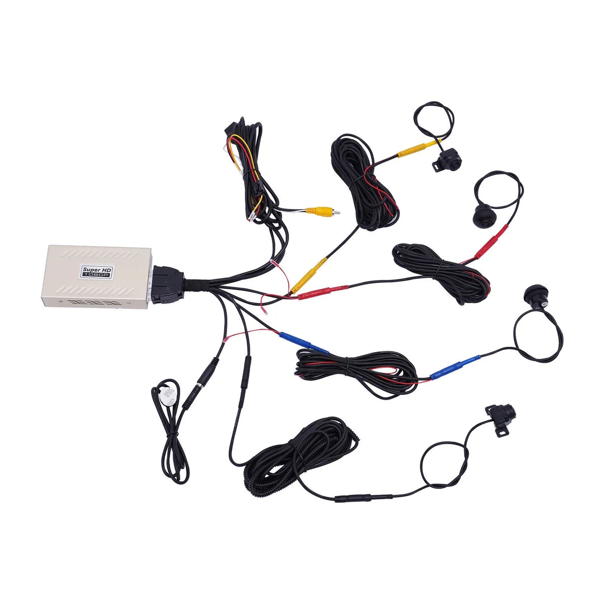 Miumaeov 1080P 4-camera Car DVR Recording 360° Seamless Bird View Panoramic System Kits