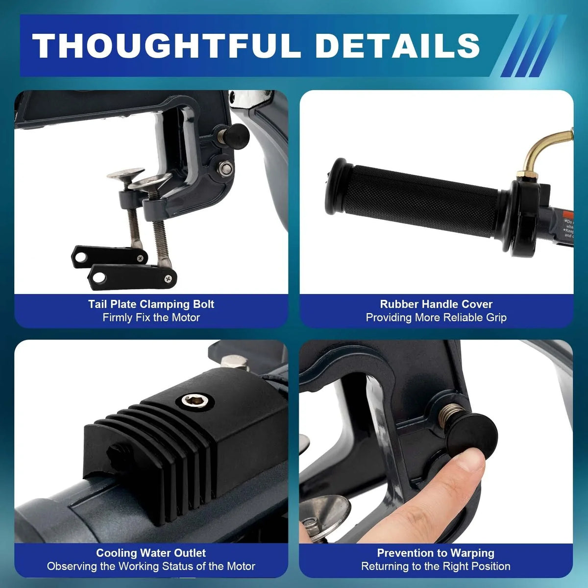 Heavy Duty 3.5HP 2 Stroke Outboard Engine Motor Vessel Engine Water Cooling System