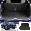 Cargo Mat Fitting with 2020-2024 Toyota Highlander Trunk Mat Cargo Liner TPE Back Seat Wrap Protector 2022 7 Seats Highlander Accessories (2020-2023, Trunk Mat with Backrest Mat)